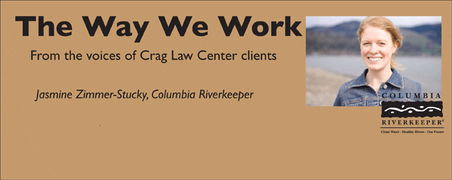 Jasmine Zimmer-Stucky, Columbia Riverkeeper
