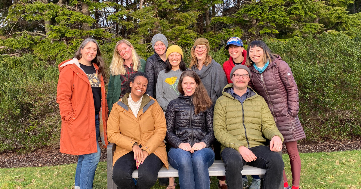 Crag staff smile at the camera